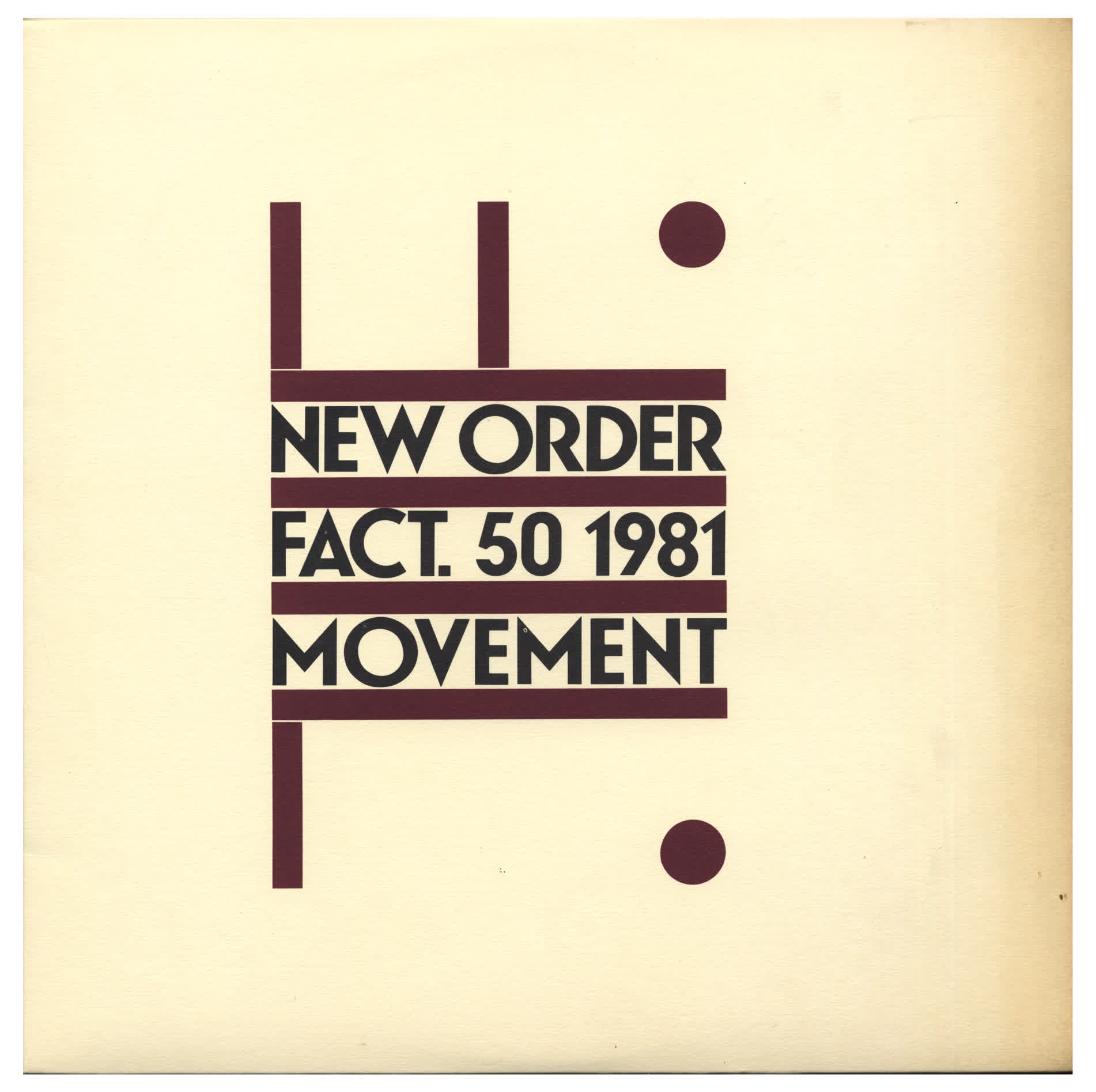 New Order / Movement / 1982